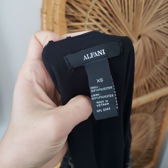 Alfani Swiss Dot Bell Sleeve Blouse - Picture 3 of 5